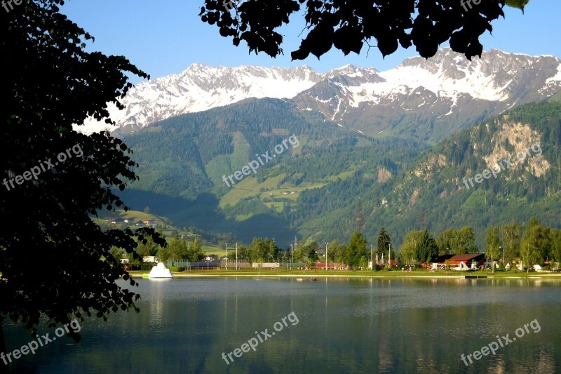 Badesee Lake Waters Uttendorf High Tauern