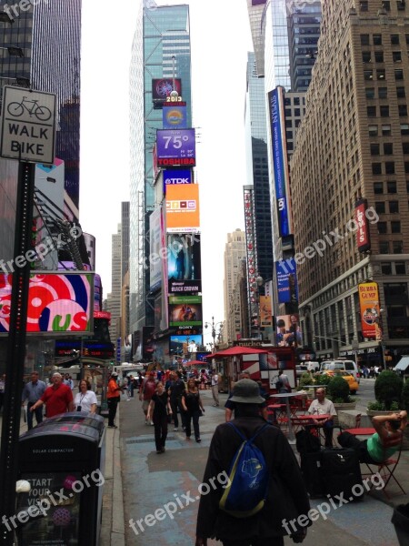 Times Square New York Broadway Building Ny