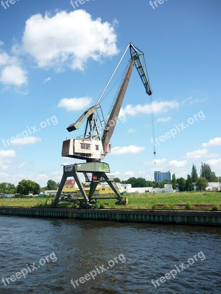 Crane Loading Crane Harbour Crane Water Port