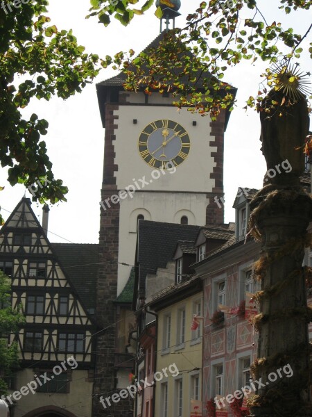 Freiburg City Cityscape Architecture Building