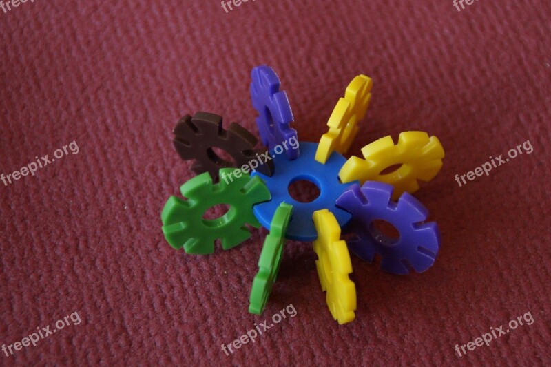 Plug Flower Toys Stacking Game Children Toys Colorful