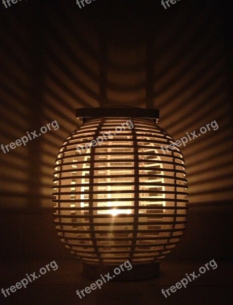 Lamp Candle Atmosphere Light Shadow