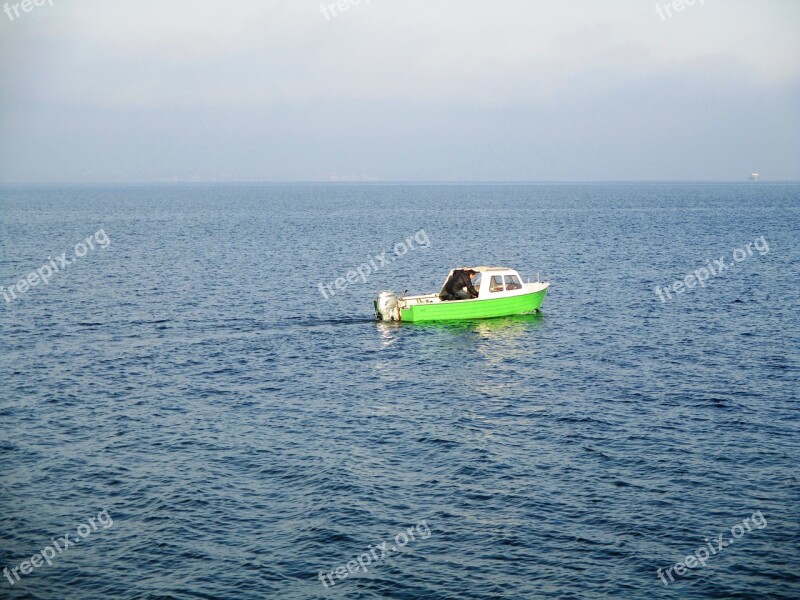 Fishing Vessel Firscherboot Fishing Lake Constance Water