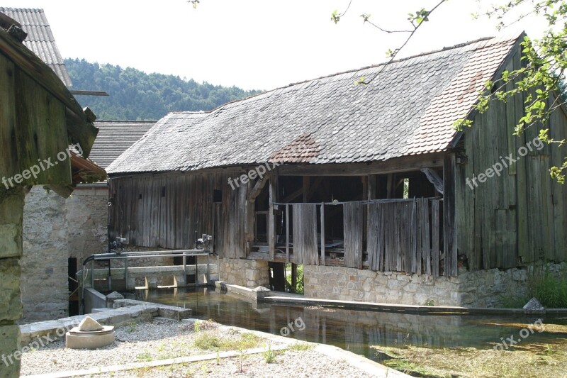 Mill Old Mill Altmühl Valley Mühlbach Barn