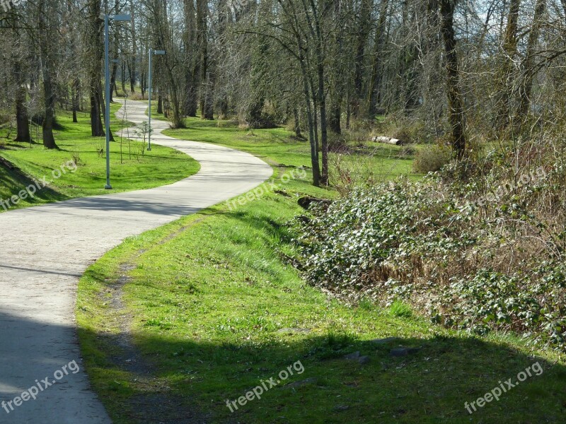 Bike Path Route Bicycle Bicycle Path