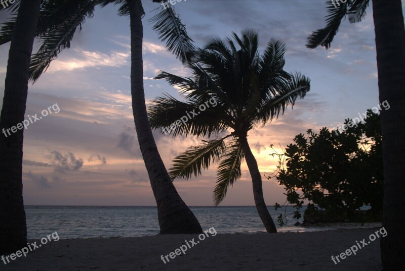 Maldives Sunset Beach Free Photos