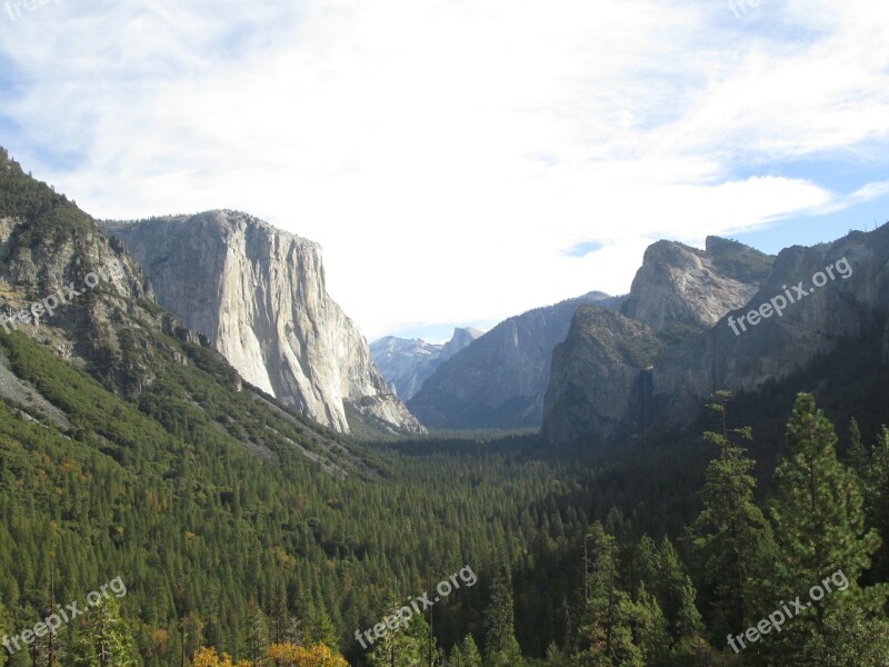 Yosemite National Park Outdoors El Capitan Nature