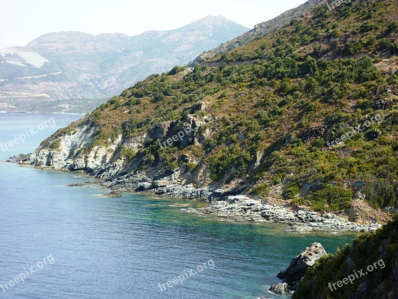 Corsica Coast Coastal Road France Lee St