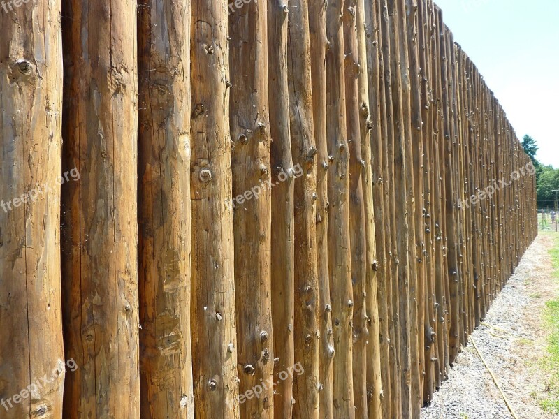 Perspective Fence Fort Wooden Texture