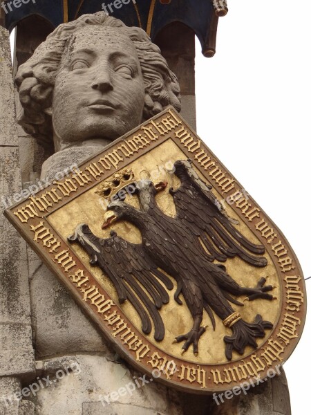 Bremen Roland Statue Landmark Coat Of Arms