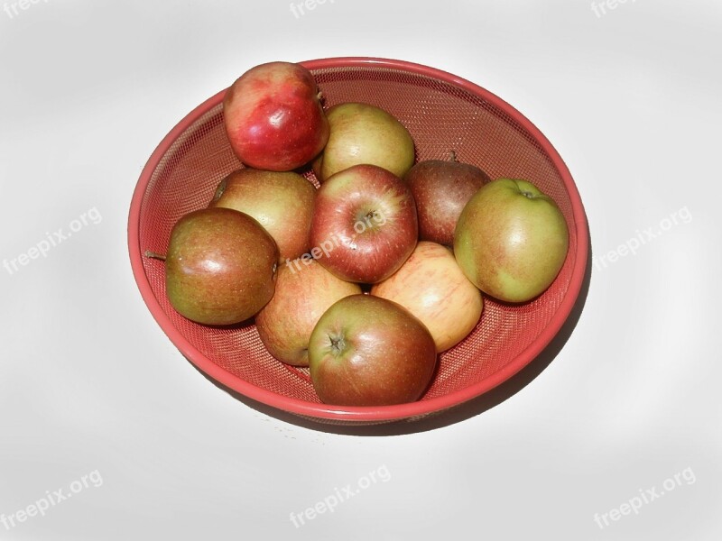 Fruit Bowl Apple Fruit Food Eat