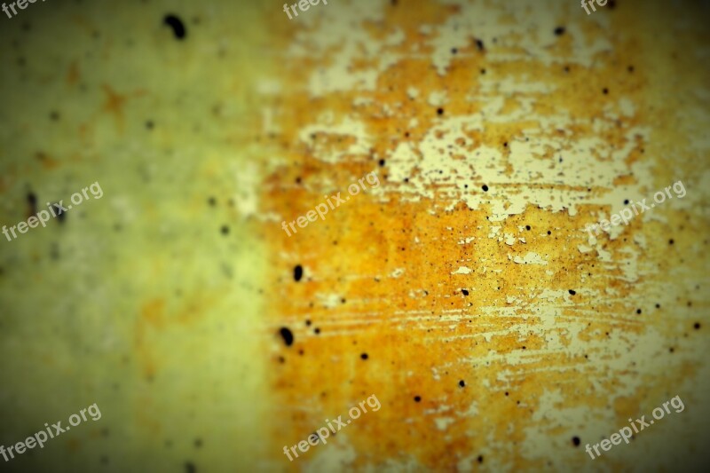 Concrete Wall Grunge Yellow Wall Damaged