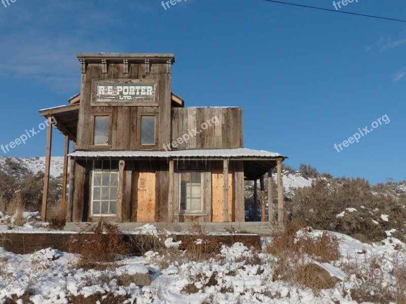 Deadman Ranch Ancient Buildings Wooden