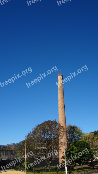 Chimney Blue Sky Nature Free Photos