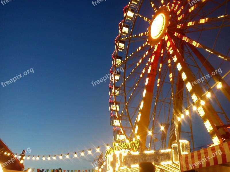 Ferris Wheel Year Market Carousel Ride Fair