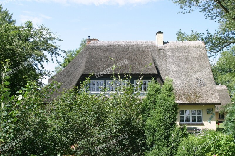 Thatched House Rügen Rügen Island Baltic Sea