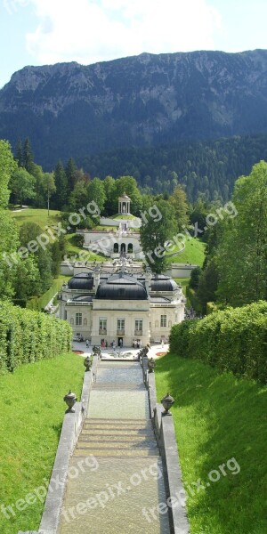 Linderhof Palace Artificial Brook Louis The Second King Ludwig Castle