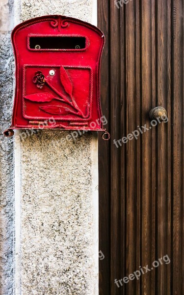 Mailbox Post Red Letters Free Photos