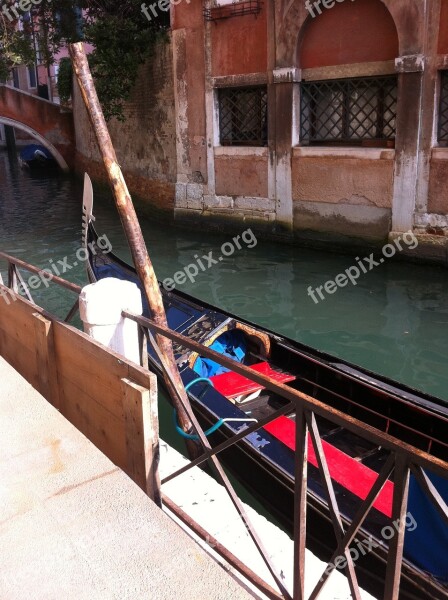 Venice Gondola Venezia Free Photos