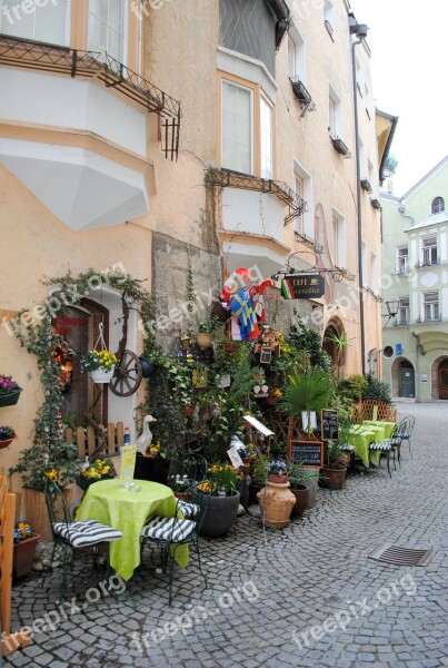 Historic Center Austria Old Town Lane Hall In Tirol Old Houses