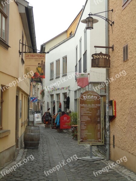 Historic Center Austria Old Town Lane Hall In Tirol Old Houses