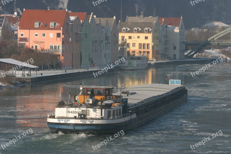 Altmühl Valley Riedenburg Frachtschiff Port Main Danube Canal