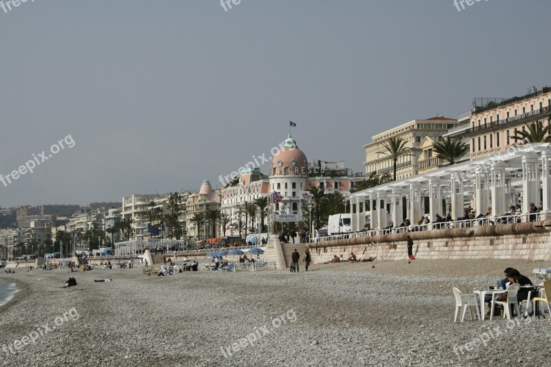 French Riviera Côte D ' Azur Beach Sand Sea