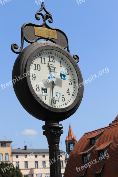 Bydgoszcz Clock Street Street Clock Free Photos