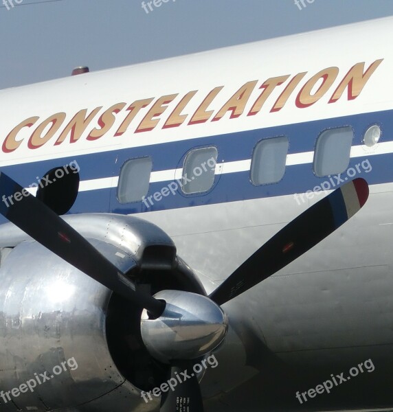 Propeller Aircraft Propeller Plane Aviation Constellation