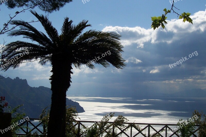 Amalfi Coast Italy Ravello Villa Cimbrone Free Photos