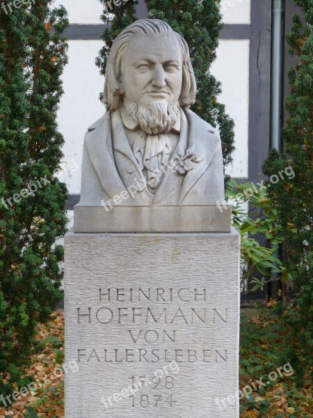 Fallersleben National Anthem Wolfsburg Lower Saxony Monument