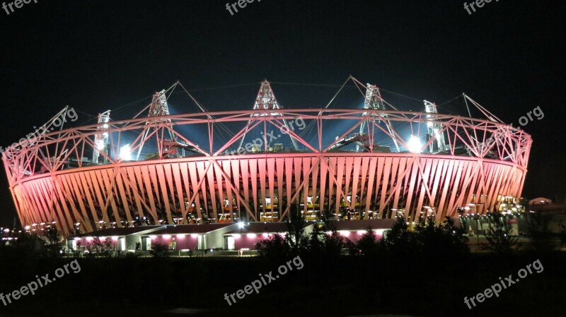 London Olympics Olympic Games Olympic Stadium Pink