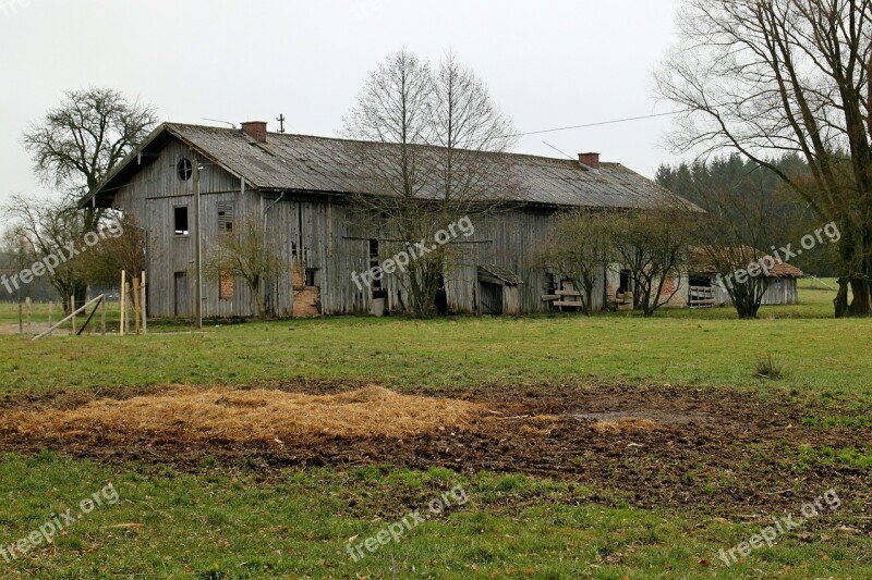 Barn Farm Farmhouse Building Ruin