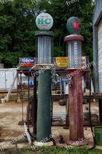 Gas Pumps Antiques Alabama Petrol Station