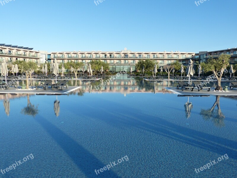 Pool Luxury Hotel Swimming Pool Vacations Parasol