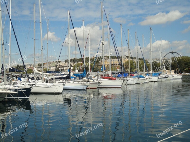 Pula Croatia Istria Sea Port