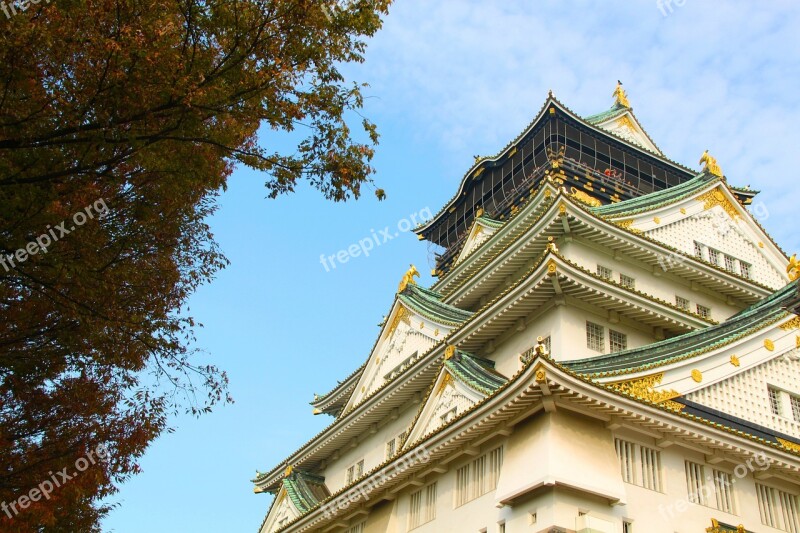 Castle Autumn Architecture Building Beautiful