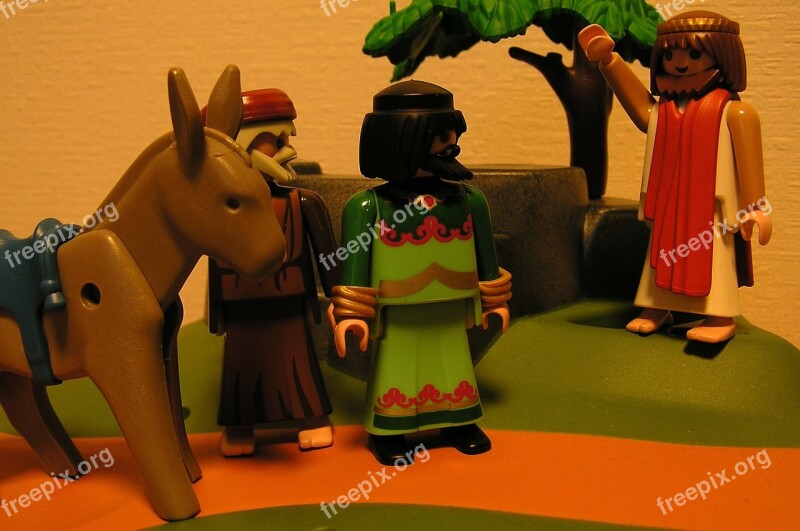 Playmobil Jesus The Donkey Free Photos