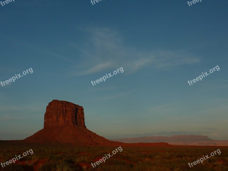 Monument Valley Sunrise Kayenta Arizona Usa