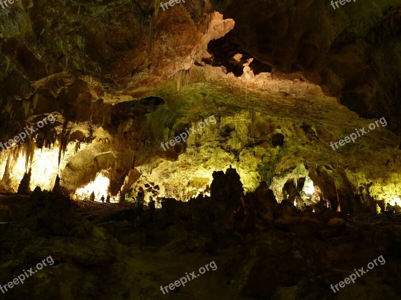 Carlsbad Carlsbad Caverns Stalactite Cave Stalactites Stalagmites