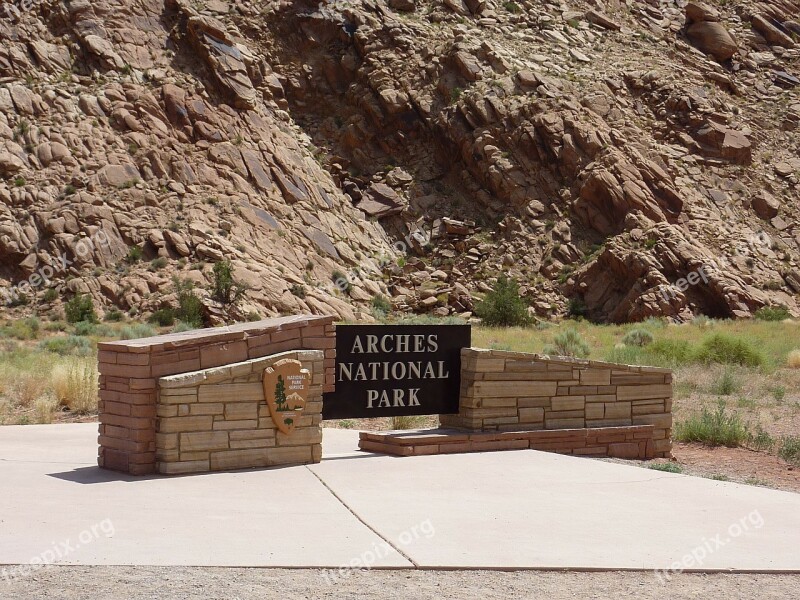 Arches National Park National Park Usa Utah Moab