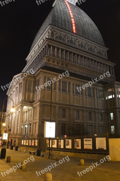 Mole Antonelliana Turin Landmark Building Town