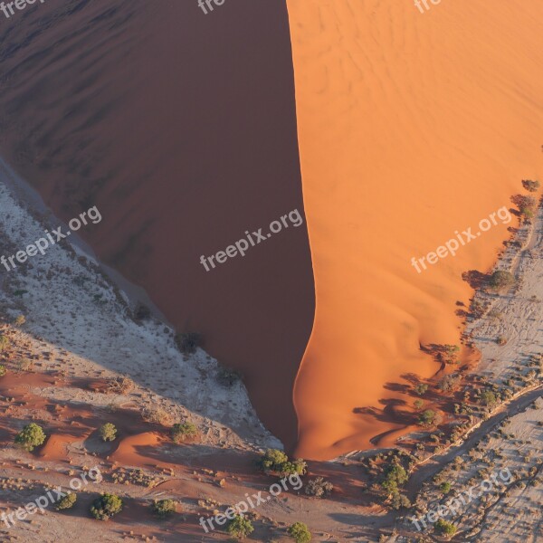 Dune Sand Sossusvlei Namibia Desert Free Photos