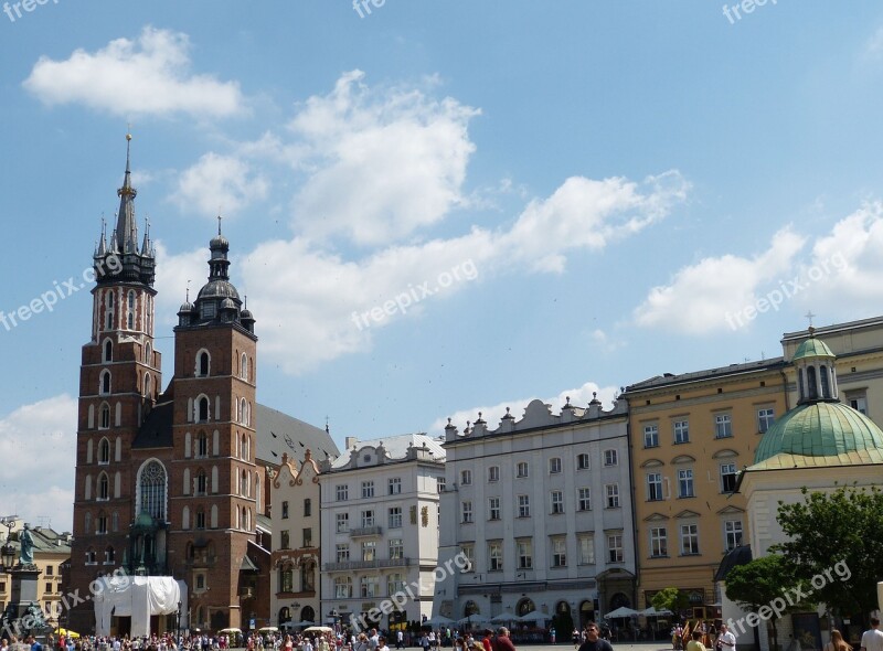 Kraków Poland City Market Space