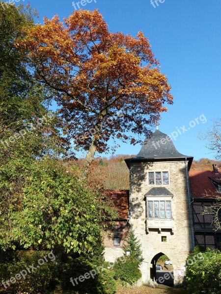 Castle Tower Schaumburg Lip North Rhine Westphalia