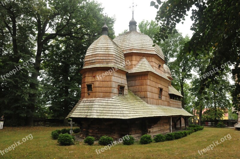 Old Orthodox Church Unesco Poland Architecture Rustic