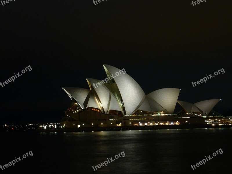 Sydne Opera Opera House Night Concert Hall