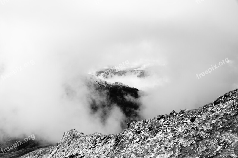 Fog New Zealand Snow Cold Clouds