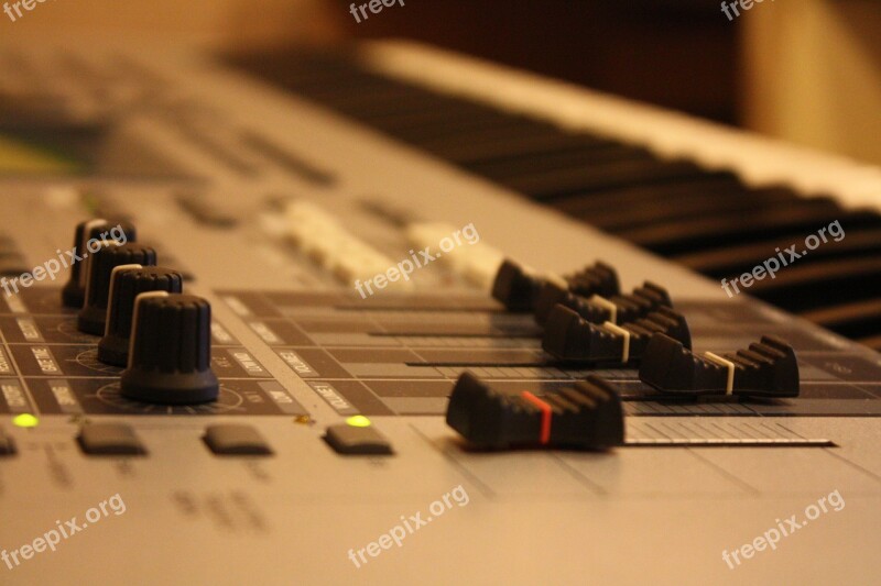 Piano Synthesizer Mixer Free Photos