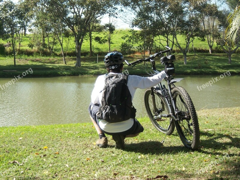 Bike Two Wheels Nature Water Trail